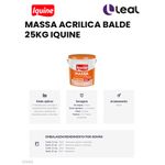 MASSA ACRILICA BALDE 25KG IQUINE