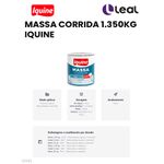 MASSA CORRIDA BALDE 1,350KG IQUINE