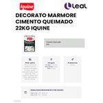 DECORATO MARMORE CIMENTO QUEIMADO 22KG IQUINE