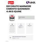 DECORATO MARMORE CIMENTO QUEIMADO 4,4KG IQUINE