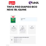 TINTA PISO DIAPISO BRANCO NEVE 18L IQUINE