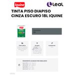 TINTA PISO DIAPISO CINZA ESCURO 18L IQUINE