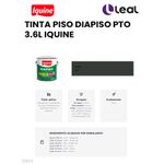 TINTA PISO DIAPISO PRETO 3,6L IQUINE