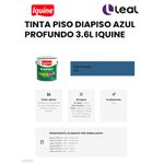 TINTA PISO DIAPISO AZUL PROFUNDO 3,6L IQUINE