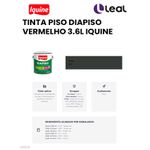 TINTA PISO DIAPISO VERMELHO 3,6L IQUINE