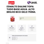 Tinta Esmalte Sintético Brilhante Delanil Madeiras e Metais 750ml Branco Neve IQUINE