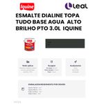 Tinta Esmalte Sintético Brilhante Delanil Madeiras e Metais 3L Branco Neve IQUINE