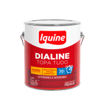 Tinta Esmalte Sintético Brilhante Delanil Madeiras e Metais 3L Branco Neve IQUINE