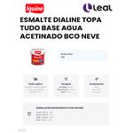 Tinta Esmalte Sintético Brilhante Delanil Madeiras e Metais 3L Branco Neve IQUINE