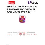 SELADOR ACRILICO BRANCO NEVE BALDE 3,6L IQUINE