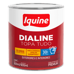 ESMALTE BASE DIALINE TOPA TUDO BASE AGUA ALTO BRILHO (C) 800ML IQUINE