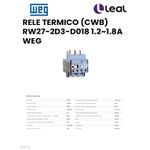 RELE TERMICO RW27-2D3-D018 1,2~1,8A WEG