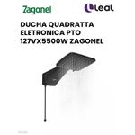 DUCHA QUADRATTA ELETRONICA PTO 127VX5500W ZAGONEL 