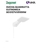 DUCHA QUADRATTA ELETRONICA BCO127VX5500W ZAGONEL 