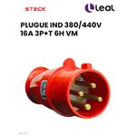 PLUGUE IND 380/440V 16A 3P+T 6H VM STECK 