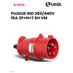 PLUGUE INDUSTRIAL 380/440V 16A 3P+N+T 6H VM STECK
