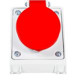 TOMADA SOBREPOR INDUSTRIAL 380/440V 32A 3P+N+T 6H VM 