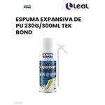 ESPUMA EXPANSIVA DE PU 230G/300ML TEK BOND 