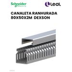 CANALETA RANHURADA 80X50X2M DEXSON 