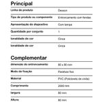 CANALETA RANHURADA 80X80X2M DEXSON 