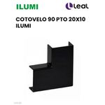COTOVELO 90 PRETO 20X10 ILUMI 