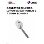 CONECTOR GENERICO LONGO SAIDA FRONTAL 6 A 25MM ROHDINA