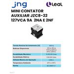 MINI CONTATOR AUXILIAR JZC8-22 127VCA 9A 2NA E 2NF JNG 15674