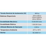 MINI CONTATOR AUXILIAR JZC8-22 220VCA 9A 2NA E 2NF JNG