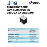 MINI CONTATOR AUXILIAR JZC8-22 220VCA 9A 2NA E 2NF JNG