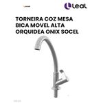 TORNEIRA COZ MESA BICA MOVEL ALTA ORQUIDEA ONIX SOCEL