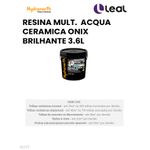 RESINA MULT. ACQUA CERAMICA ONIX BRILHANTE 3,6L HYDRONORTH 