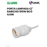 PORTA LAMPADA C/ RABICHO 100W BCO ILUMI 