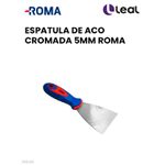 ESPATULA DE ACO CROMADA 5MM ROMA