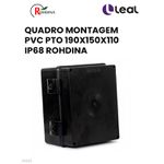 QUADRO MONTAGEM PVC PTO 190X150X110 IP68 ROHDINA 
