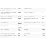 CONTATOR POTENCIA CWM9-01-30D02 24VCA 9A 1NF WEG 000000000010045483
