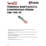 TERMINAL BIMETÁLICO À COMPRESSÃO 150MM TBD-35-8 INTELLI 