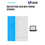 REFLETOR LED BIV 100W 6500K BLUMENAU 78100600