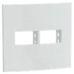 PLACA C/ SUP 4X4 2 MOD BCO LUNARE UP SCHNEIDER (S421420)