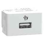 MODULO TOM USB 1A BIV BCO LUNARE UP SCHNEIDER (S401500)