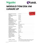 MODULO TOM 20A VM LUNARE UP SCHNEIDER (S401119)