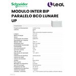 MODULO INTER BIP PARALELO BCO LUNARE UP SCHNEIDER (S400420)