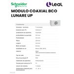MODULO COAXIAL BCO LUNARE UP SCHNEIDER (S402100)