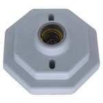 PLAFONNIER PVC BRANCO OCTAGONAL