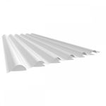 TELHA POLIPROPILENO BRANCA 2,44X0,50