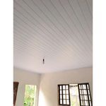 FORRO PVC BRANCO 200X8MM COM 4 METROS