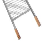 GRELHA DE CHURRASQUEIRA INOX 30X50