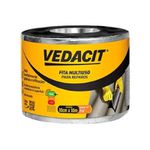 FITA MULTIUSO VEDACIT ALUMINIO 10CM X 10M 