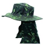 CHAPÉU COM ABA CAMUFLADO