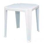 MESA PLÁSTICA BRANCA 70 cm