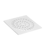 GRELHA QUADRADA 10 CM PVC DACUNHA
